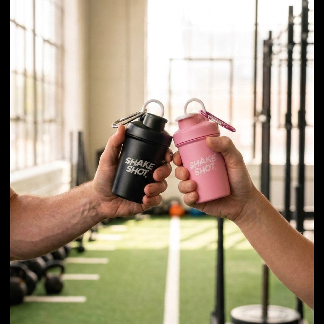 Shake Shot black mini shaker bottle