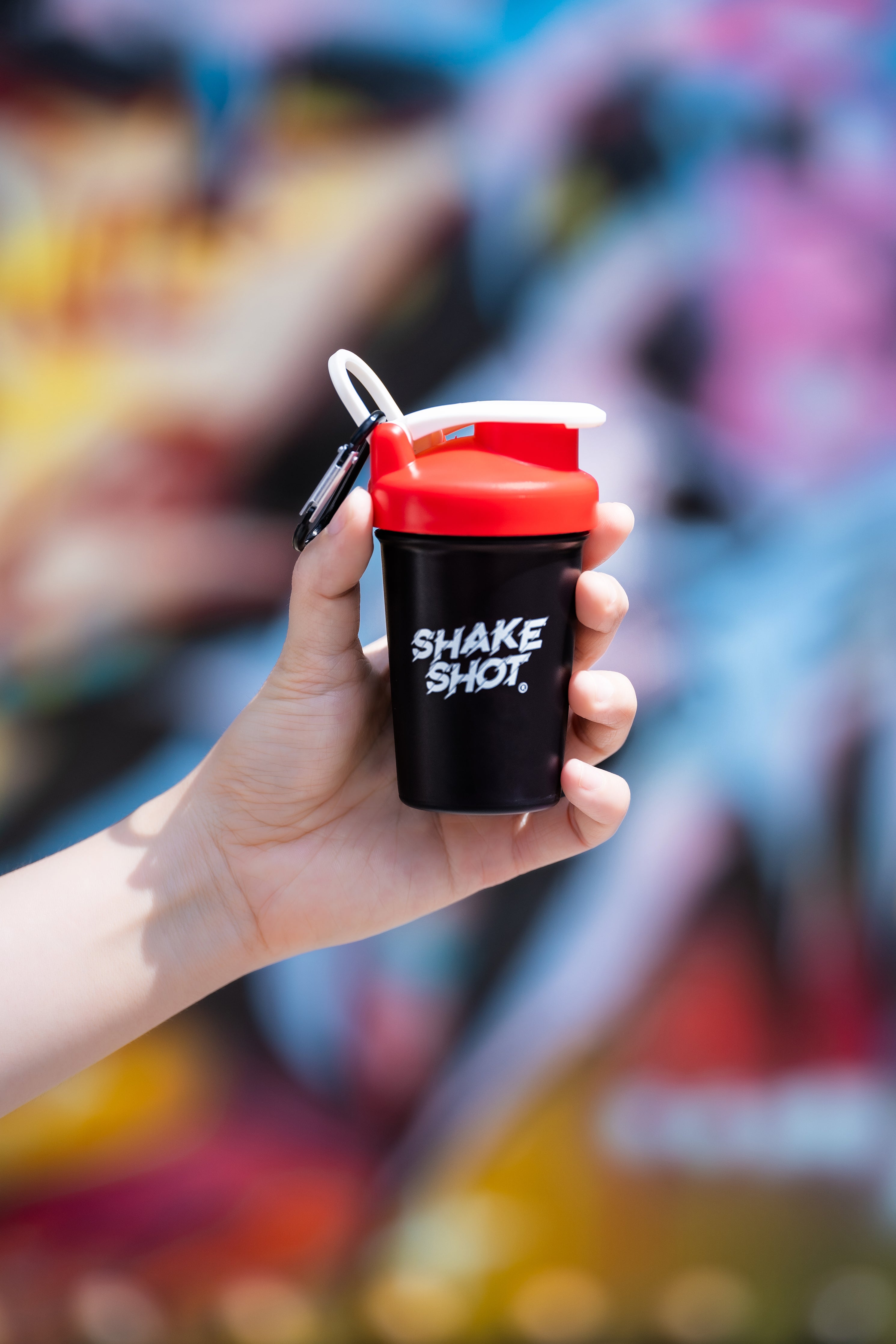 Shake Shot 2.0 Combo - Black/Red + Pink/Black - 4oz Mini Shaker Bottle for  Pre Workout, Creatine, & …See more Shake Shot 2.0 Combo - Black/Red +